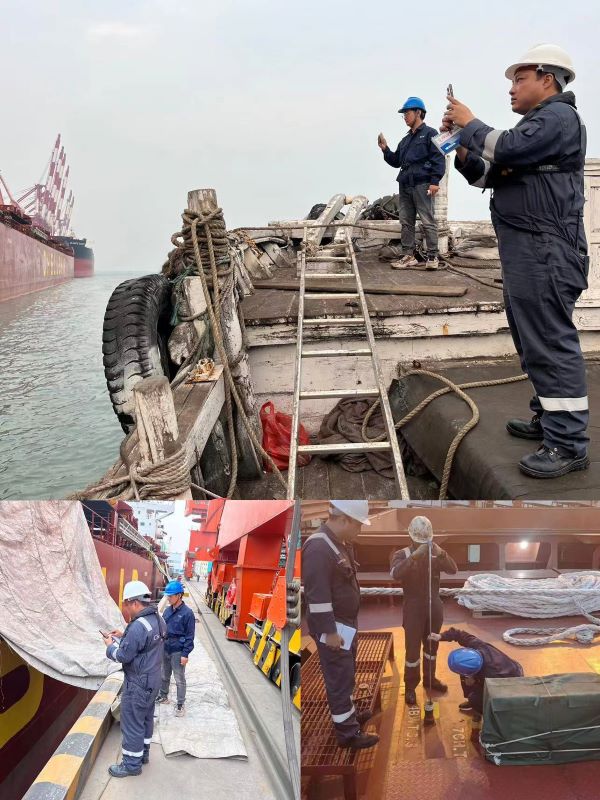 董家口业务中心顺利完成董家口港区第一条巴西玉米散货船检验任务-照片2.jpg